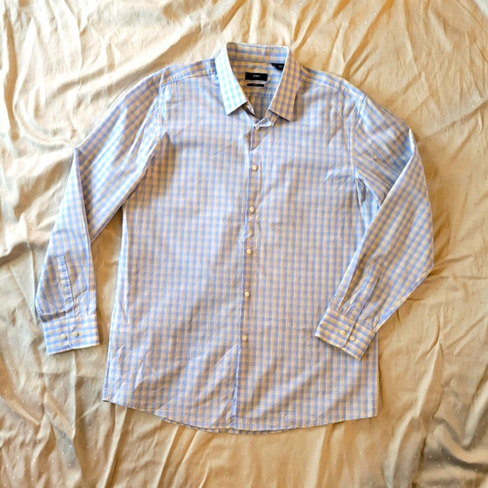 BOSS Hugo Boss Sharp Fit Shirt  17.5  34/35